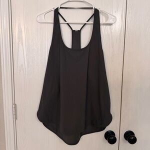 Lululemon charcoal gray racerback tank